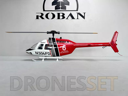 ROBAN Bell-206 450 Class RC Helicopter 2.4G 11CH GPS Stabilized Scale Flybarless PNP/RTF With X1 Flight Controller