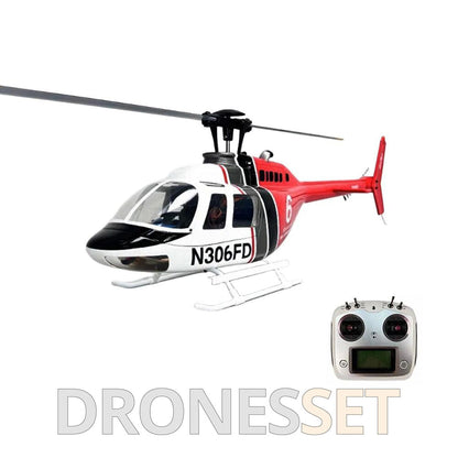 ROBAN Bell-206 450 Class RC Helicopter 2.4G 11CH GPS Stabilized Scale Flybarless PNP/RTF With X1 Flight Controller