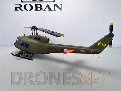 ROBAN 470 Class UH-1D RC Helicopter GPS X2 Flight Control System LED Lighting System PNP/RTF Version Helicopter