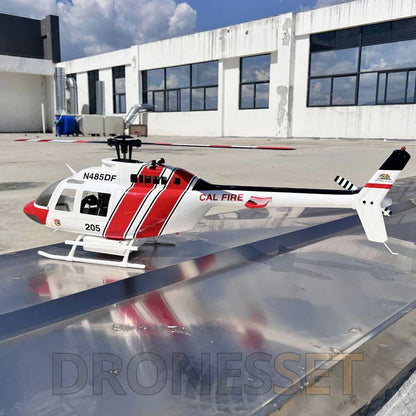 ROBAN 470 Class Bell-206 RC Helicopter GPS Mode PNP/RTF Version LED Lighting System with Water Tank
