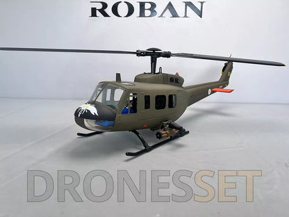 ROBAN 470 Class UH-1D RC Helicopter GPS X2 Flight Control System LED Lighting System PNP/RTF Version Helicopter