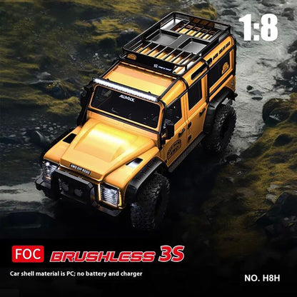 MJX H8H RC Car 1/8 4WD Brushless Simulation High-speed Off-road Differential Lock High And Low Range Remote Control Car Toy