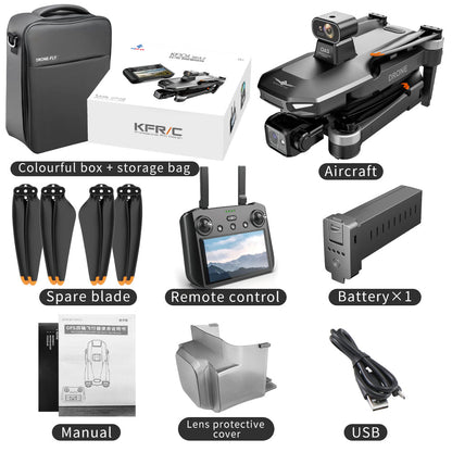 KF104 MAX2 NEW 8K Drone 3-Axis Gimbal EIS Camera Intelligent Obstacle Avoidance 5G GPS Quadcopter with Screen Remote control