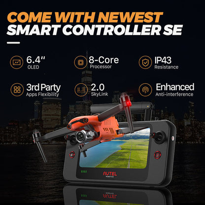 Autel Robotics EVO II Dual 640T V3 Rugged Bundle 640x512 Infrared Thermal Imaging Camera 0.8' CMOS & 8K Camera Professional Quadcopter