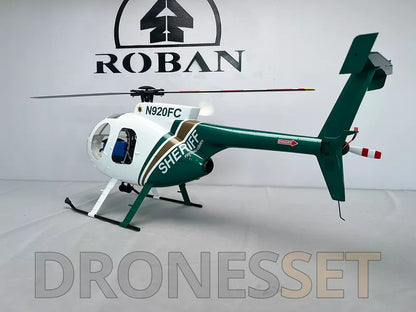 ROBAN 470 Class MD-500E Bird Helicopter GPS X2 Flight Control System LED Lighting System PNP/RTF Version RC Helicopter