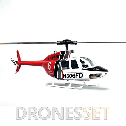 ROBAN Bell-206 450 Class RC Helicopter 2.4G 11CH GPS Stabilized Scale Flybarless PNP/RTF With X1 Flight Controller