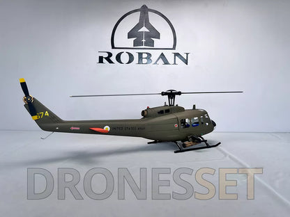 ROBAN 470 Class UH-1D RC Helicopter GPS X2 Flight Control System LED Lighting System PNP/RTF Version Helicopter