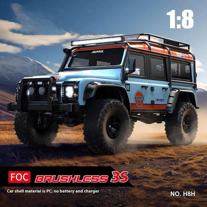 MJX H8H RC Car 1/8 4WD Brushless Simulation High-speed Off-road Differential Lock High And Low Range Remote Control Car Toy