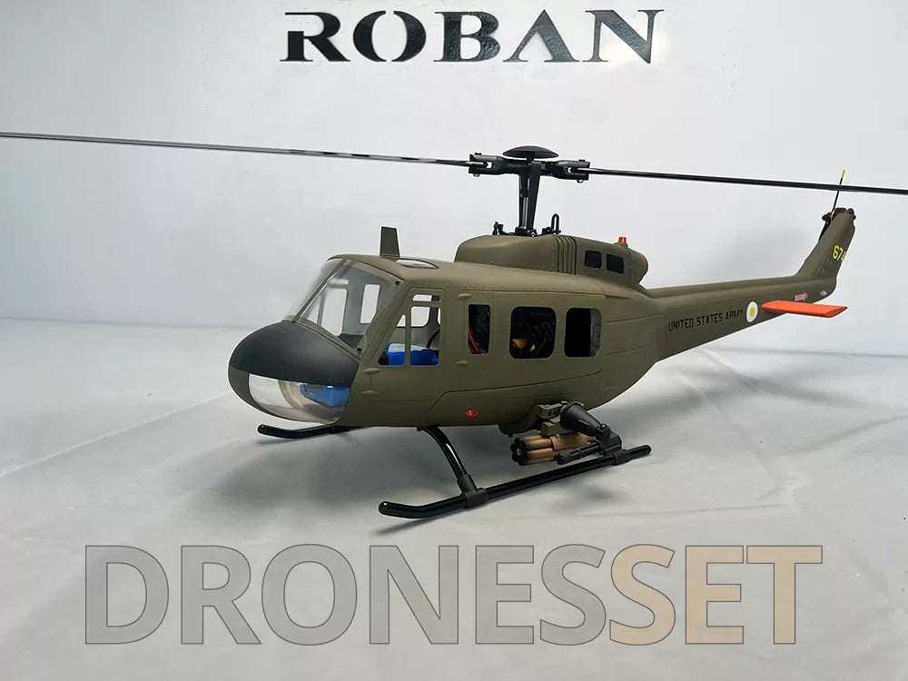 ROBAN 470 Class UH-1D RC Helicopter GPS X2 Flight Control System LED Lighting System PNP/RTF Version Helicopter