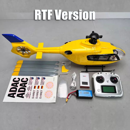 ROBAN EC135 ADAC 450 Class RC Helicopter 4 blades 2.4G 11CH GPS Stabilized Flybarless PNP/RTF With X2 Flight Controller