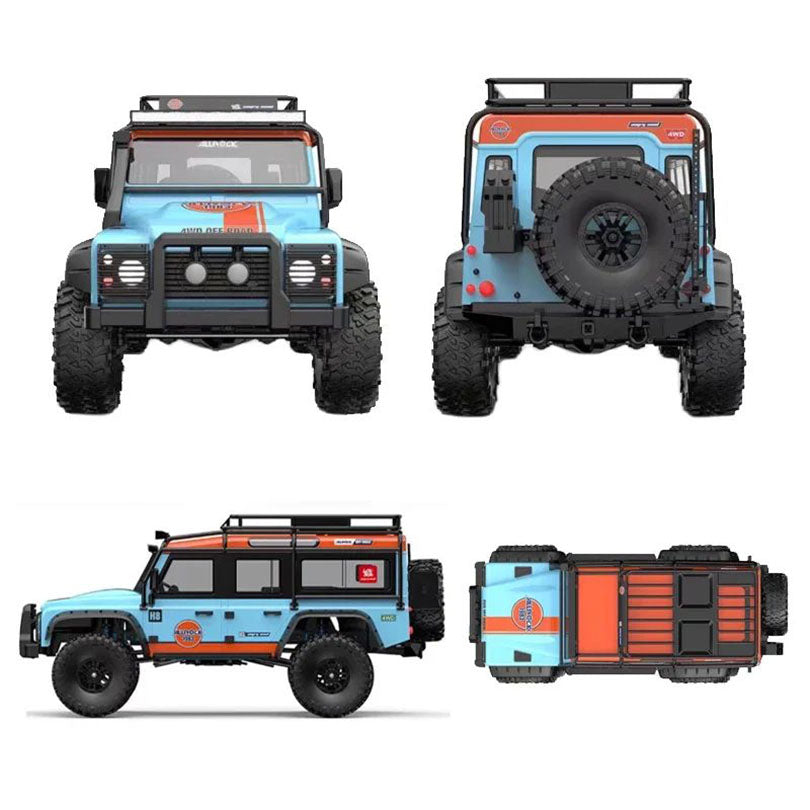 MJX H8H RC Car 1/8 4WD Brushless Simulation High-speed Off-road Differential Lock High And Low Range Remote Control Car Toy