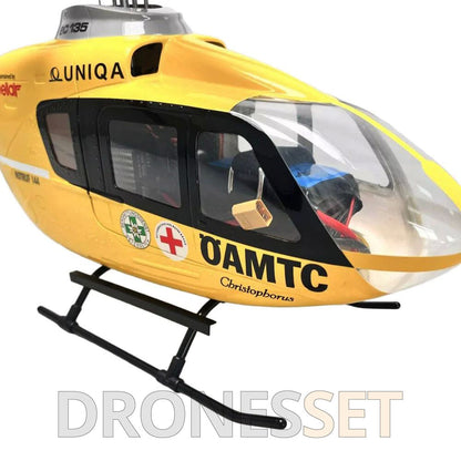 ROBAN EC135 ÖAMTC 450 Class RC Helicopter 4 blades 2.4G 11CH GPS Stabilized Flybarless PNP/RTF With X2 Flight Controller