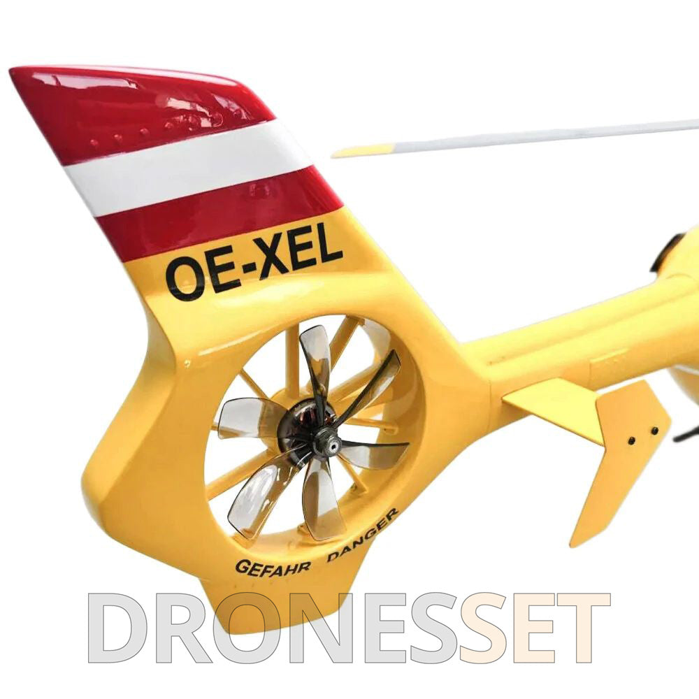ROBAN EC135 ÖAMTC 450 Class RC Helicopter 4 blades 2.4G 11CH GPS Stabilized Flybarless PNP/RTF With X2 Flight Controller