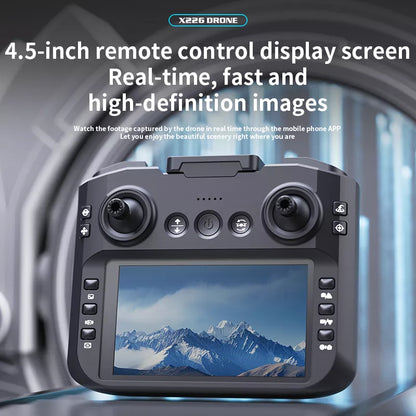 X226 VR Drone Screen Control HD Aerial Photography Dual-Camera Optical Flow Positioning Brushless Quadcopter