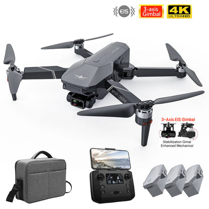 KF101 3-Axis EIS Gimbal RC Drone 1.2KM GPS 5G WiFi 4K HD ESC Camera Brushless Foldable Quadcopter