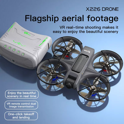 X226 VR Drone Screen Control HD Aerial Photography Dual-Camera Optical Flow Positioning Brushless Quadcopter