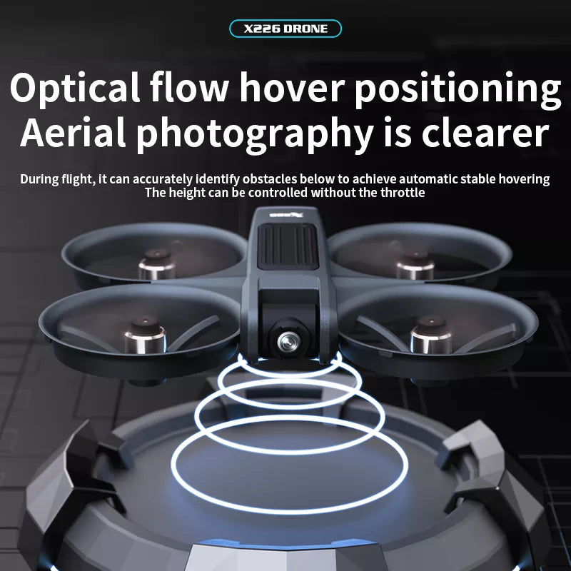 X226 VR Drone Screen Control HD Aerial Photography Dual-Camera Optical Flow Positioning Brushless Quadcopter