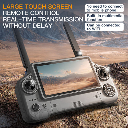 KF100 4K Drone 3-Axis Gimbal EIS Camera Large size Intelligent Obstacle Avoidance 10KM 5G GPS Quadcopter with Screen Remote control