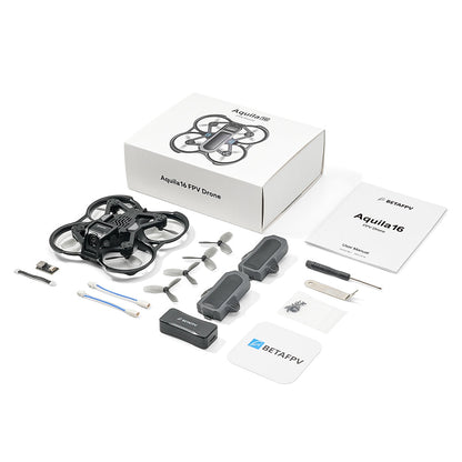 US Warehouse BETAFPV Aquila16 FPV Kit Brushless FPV Drone VR03 Goggles Literadio 2 SE ELRS V3.0 2.4G FPV Quadcopter