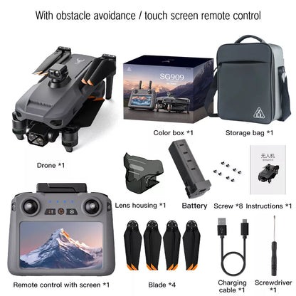 ZLL SG909 4K Drone Long Battery Life Obstacle Avoidance GPS 5G WiFi Quadcopter Optional Touch Screen Remote Control